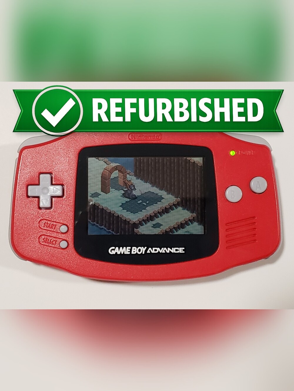 Zellers Red Game Boy Advance GBA Console - AGB-001 - Completely Cleaned & Tested